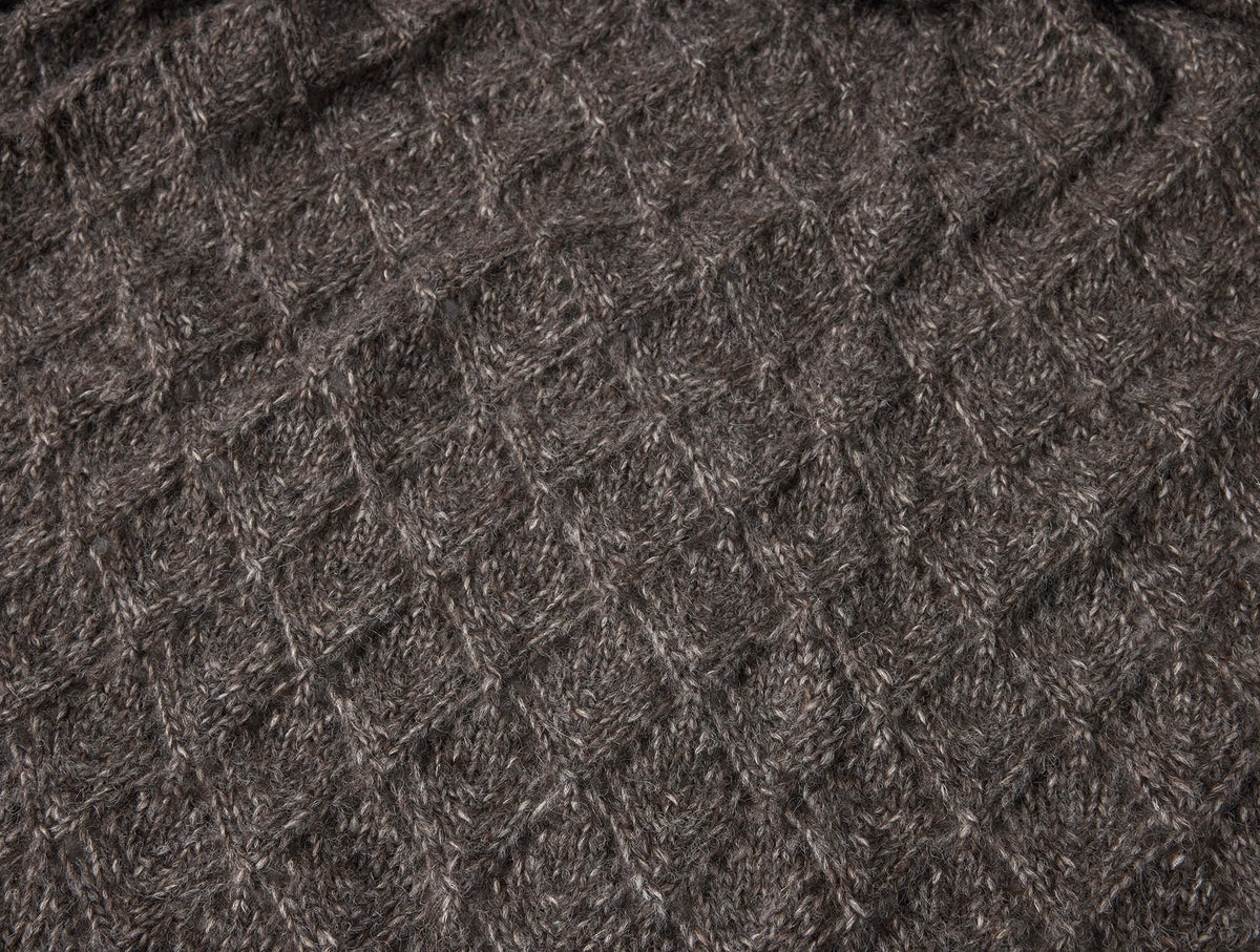Paracas Alpaca Cotton Knit Throw