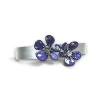 Purple Floral Cluster Cuff