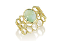 Prehnite Yellow Gold