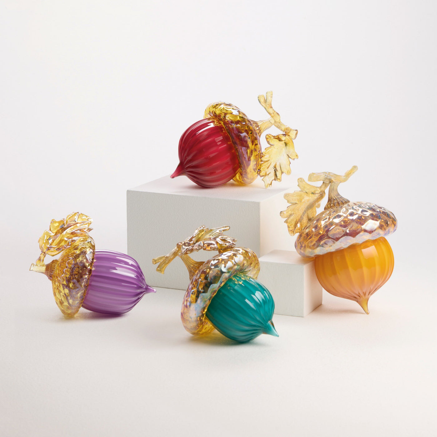 Amethyst, Ruby, Lagoon, Brilliant Gold