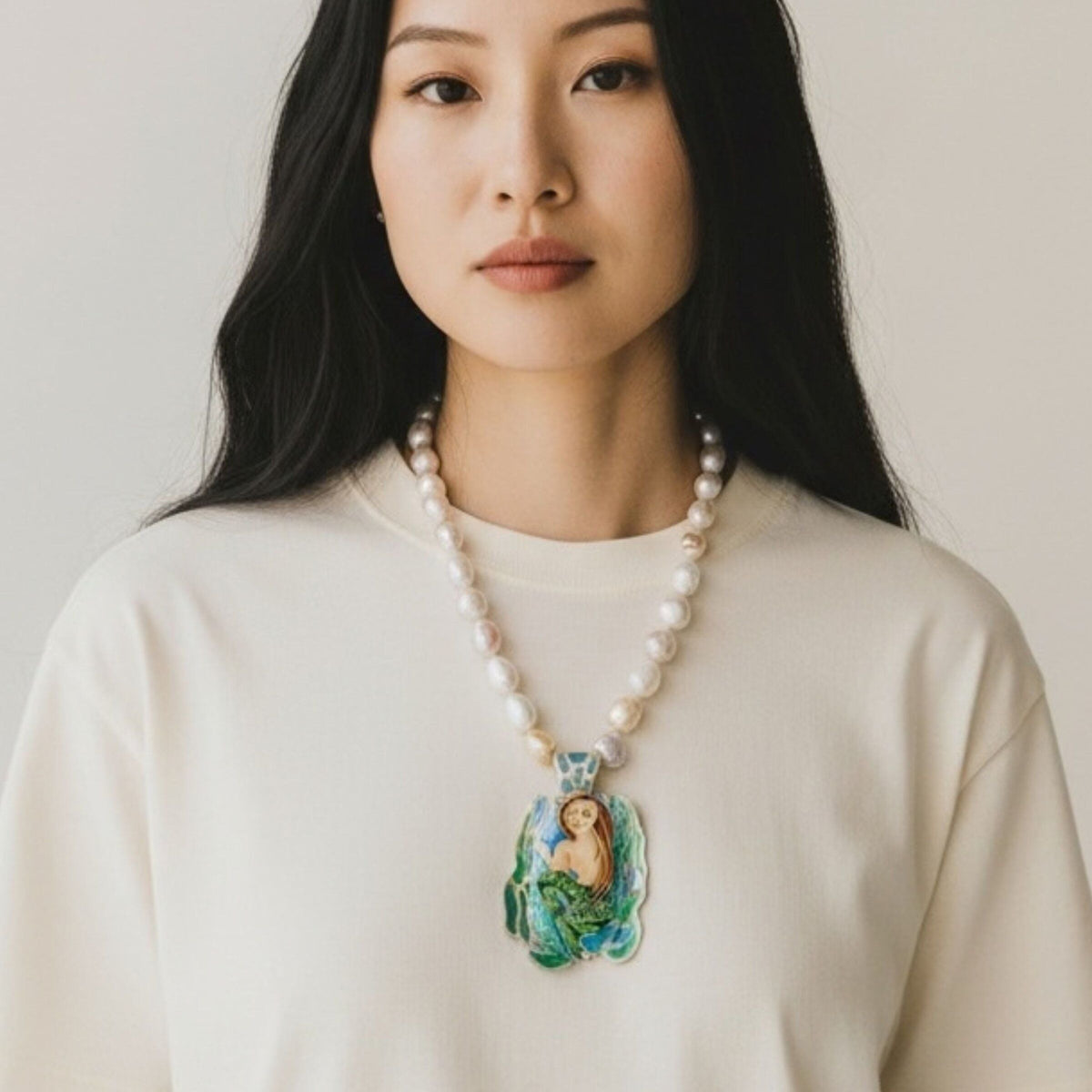 Mermaid Baroque Pearl Necklace