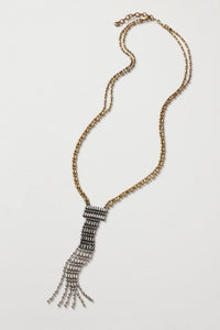 Antique Brass, Charcoal & Antique Silver