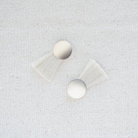 Natural White with Sterling Silver