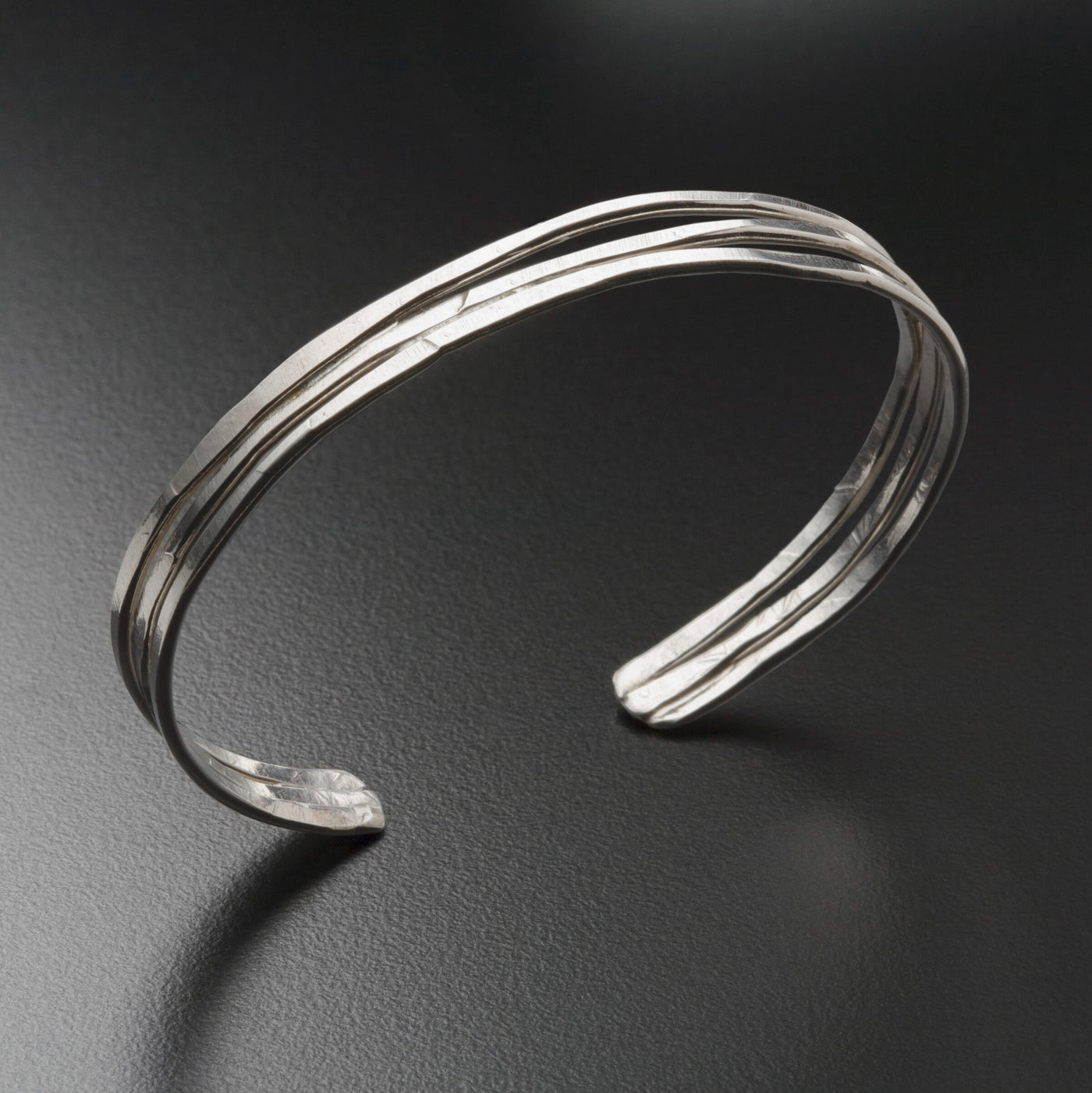 Silver Cooper Cuff Bracelet