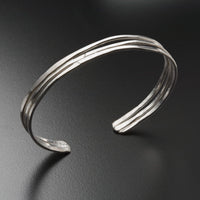 Silver Cooper Cuff Bracelet