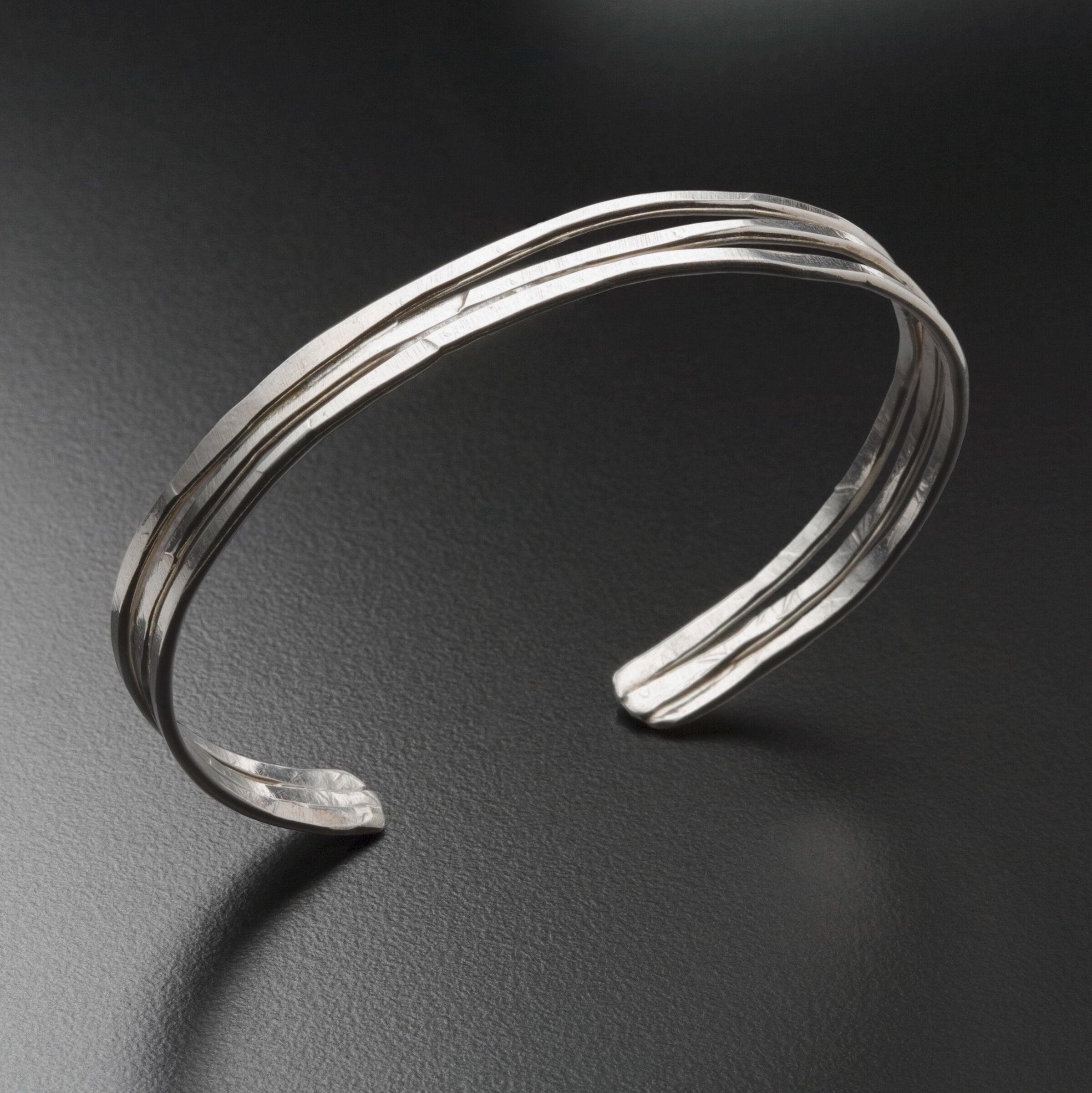 Silver Cooper Cuff Bracelet
