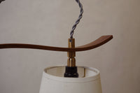 Bent Table Lamp in Walnut