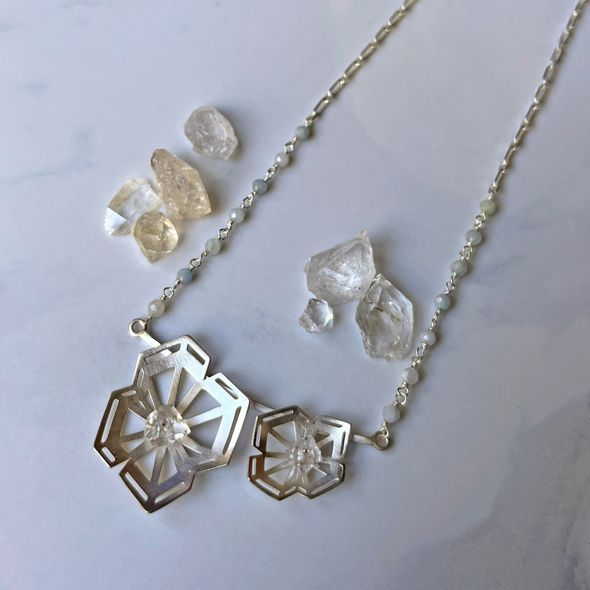 Winter Geometry Necklace