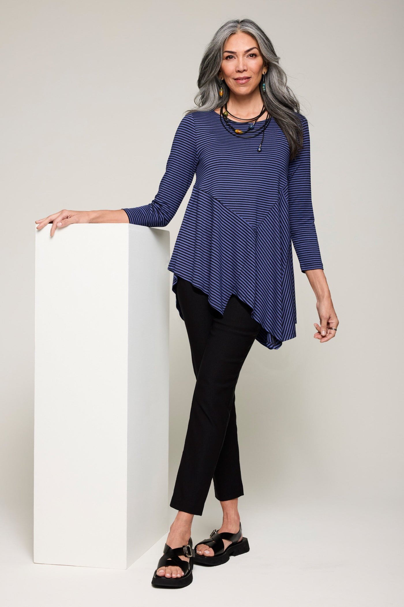 Periwinkle Blue Stripe