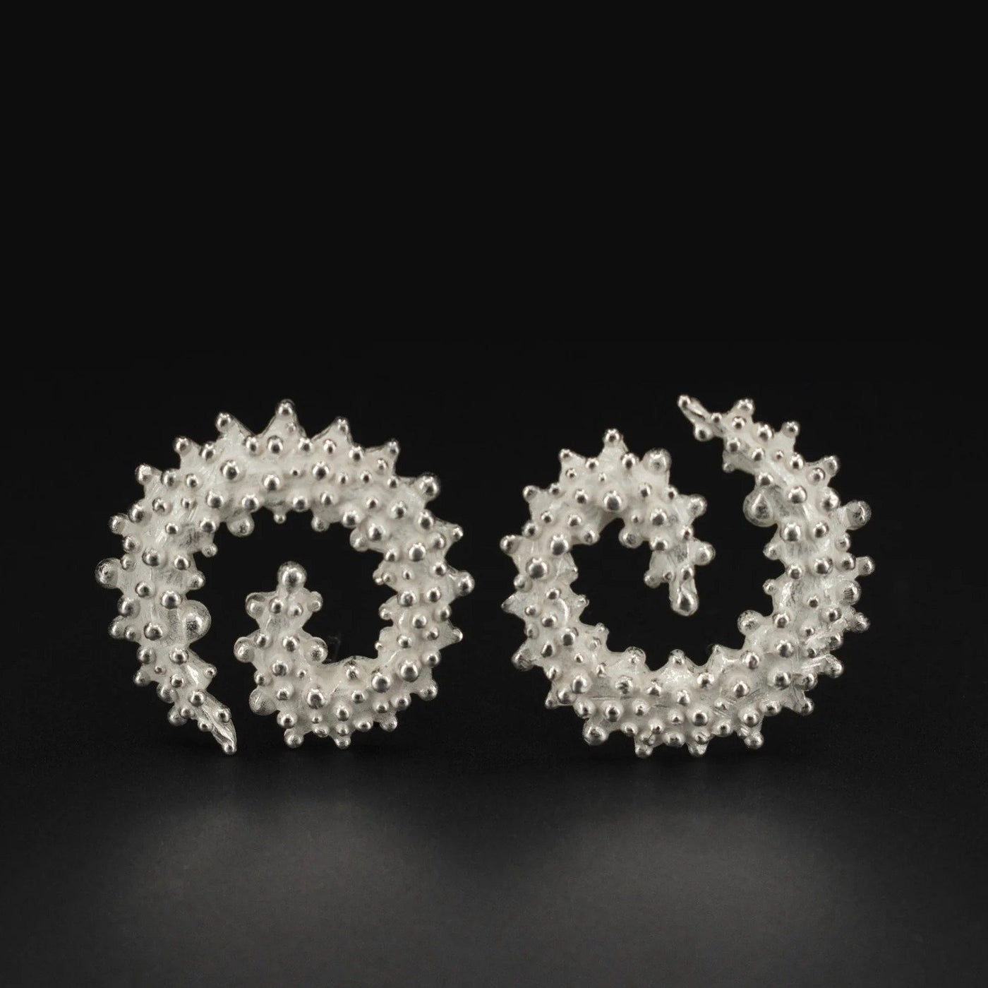 Bumpy Spiral Earrings