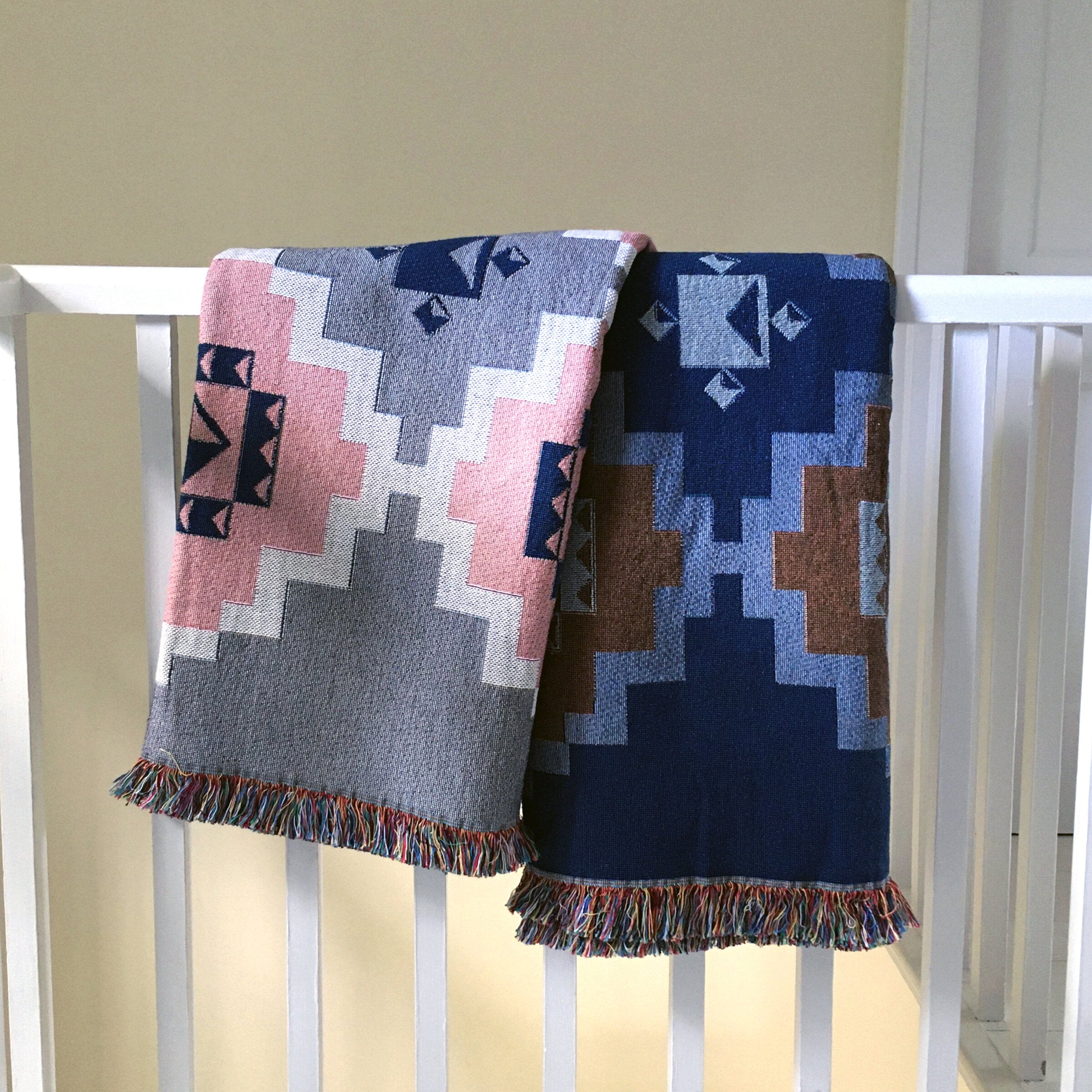 Loom Woven Throw Blanket