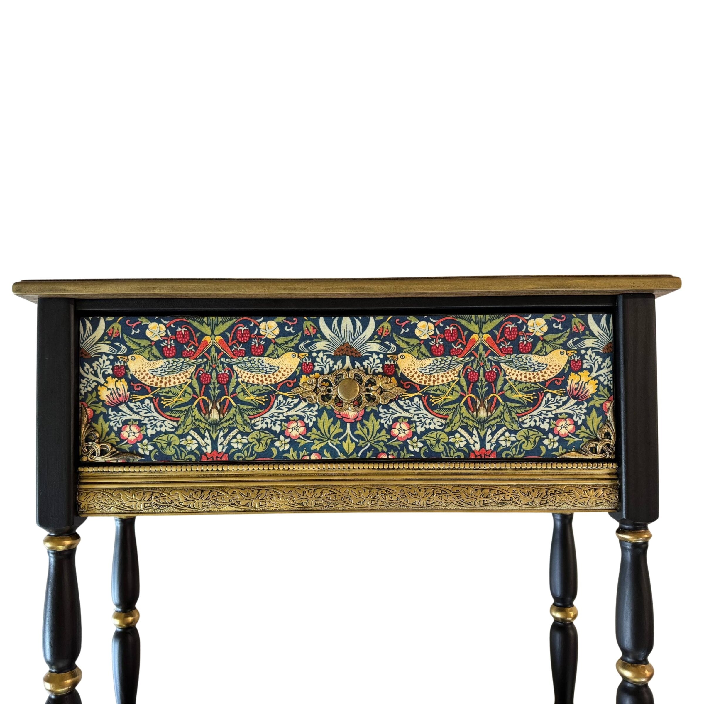 Strawberry Thief Narrow Console table
