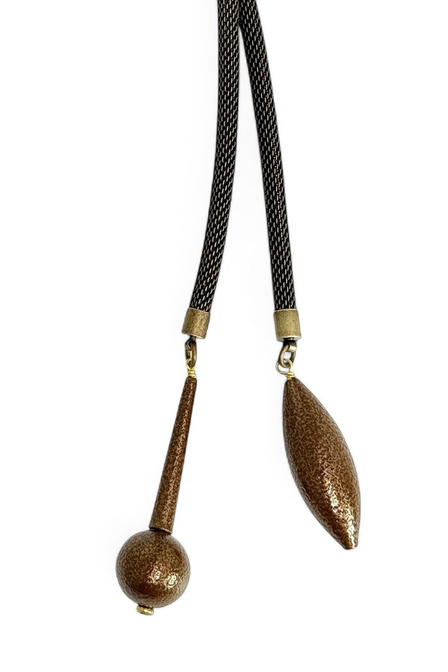 Mesh Bolo Necklace