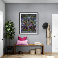 "Singing over shrubs and vines" Size 3