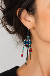 Southwestern Spirit Textile Earrings