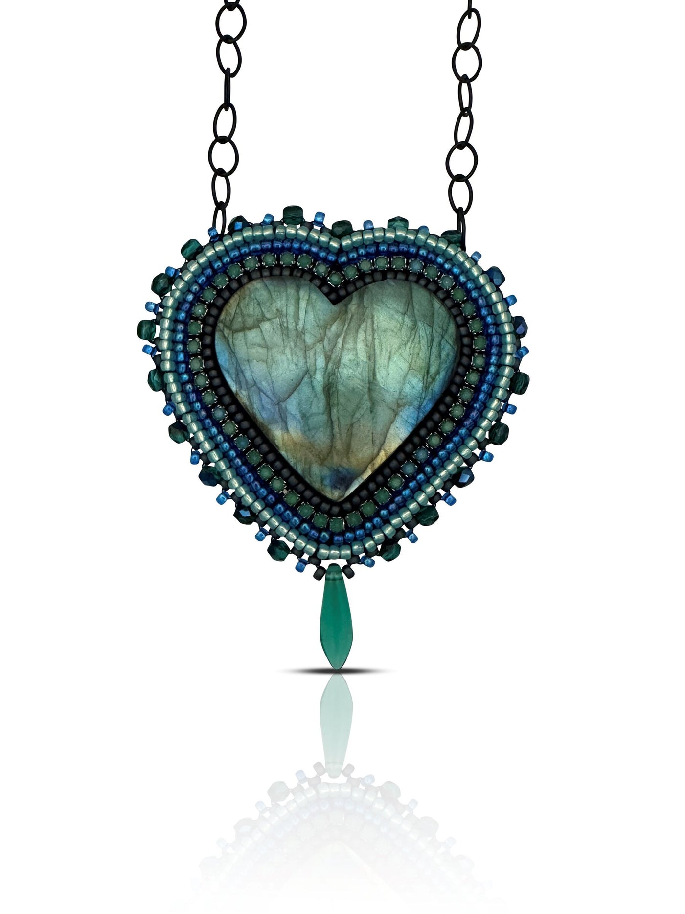 Labradorite Heart Pendant No. 1