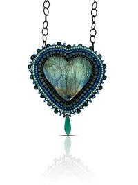 Labradorite Heart Pendant No. 1