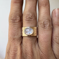 Rainbow Moonstone Camille Ring