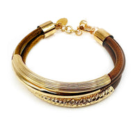 Three-Strand Textured Bracelet