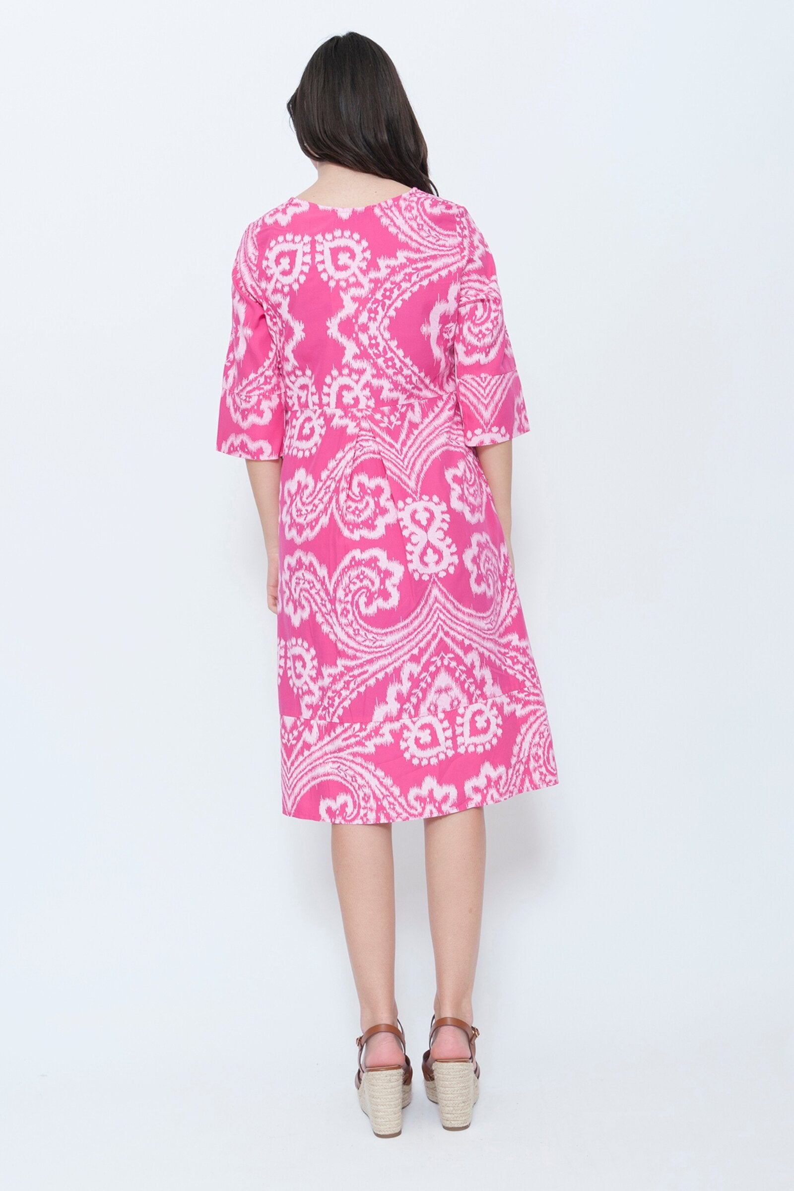 Split Neck Tunic Dress