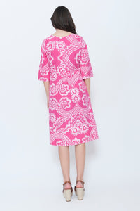 Split Neck Tunic Dress