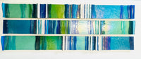 Peacock Blue Mosaic Bands