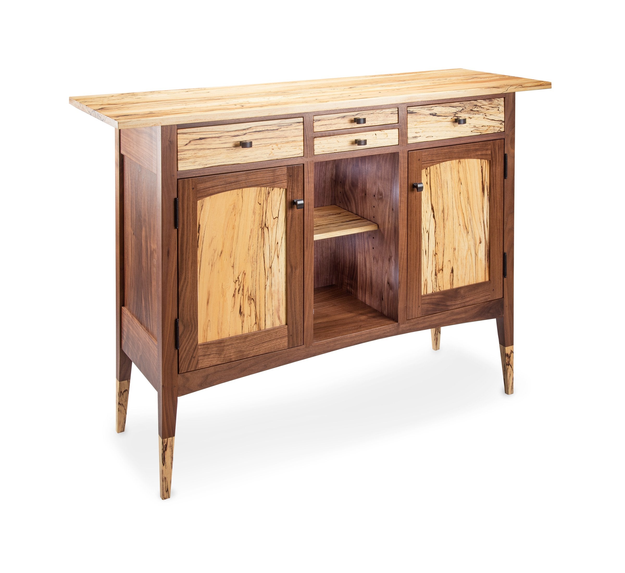 Spalted Console Cabinet