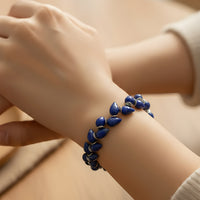 Lapis Herringbone Bracelet