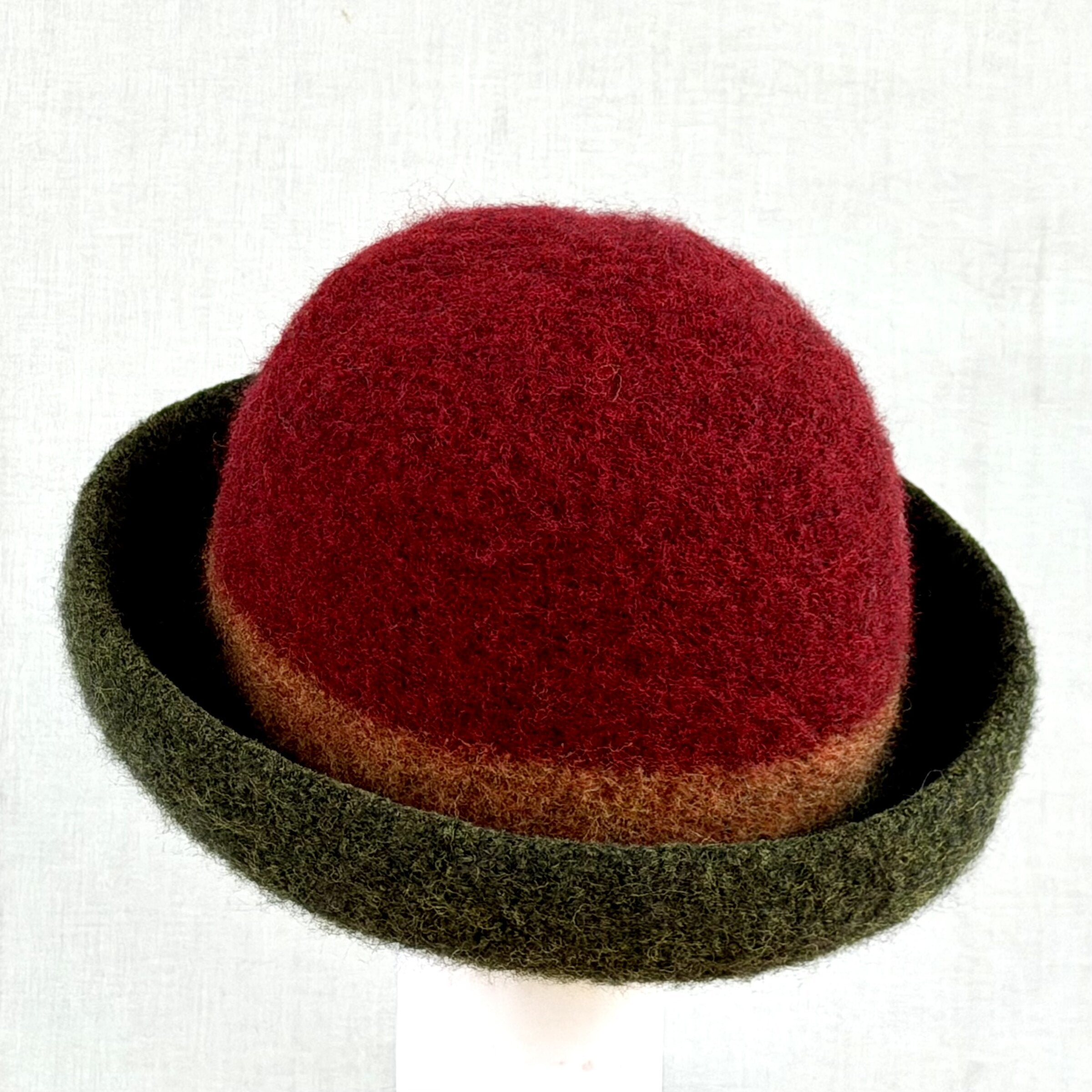 Striped Felt Hat