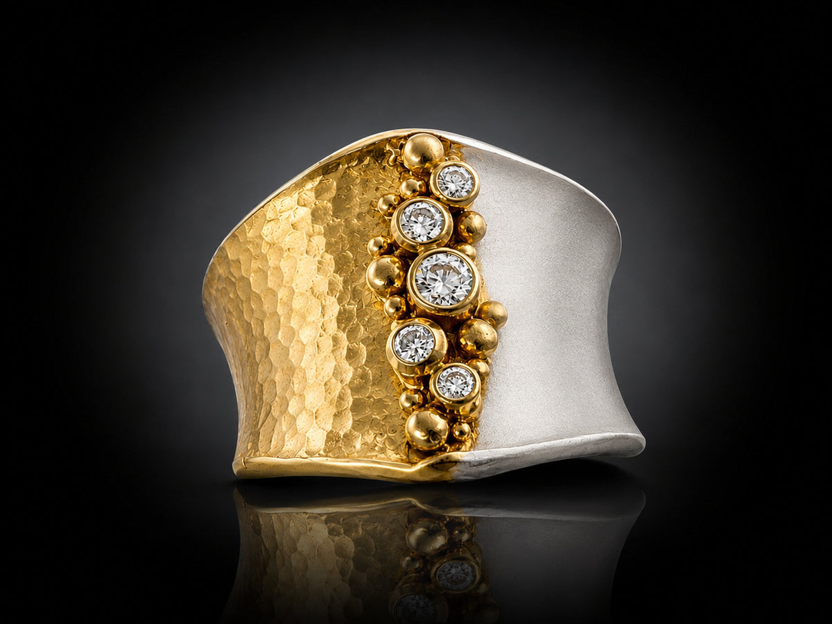 Moonlight Riverbed Ring