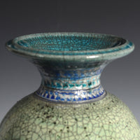 Spring Raku Vase