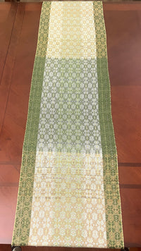 Antique Brass Handwoven Bamboo Pub Table Runner
