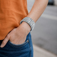 Crosshatch Bangle