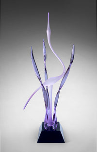 Heron in the Marsh, Violette