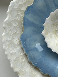 Ivory and Blue Porcelain Wall Set II