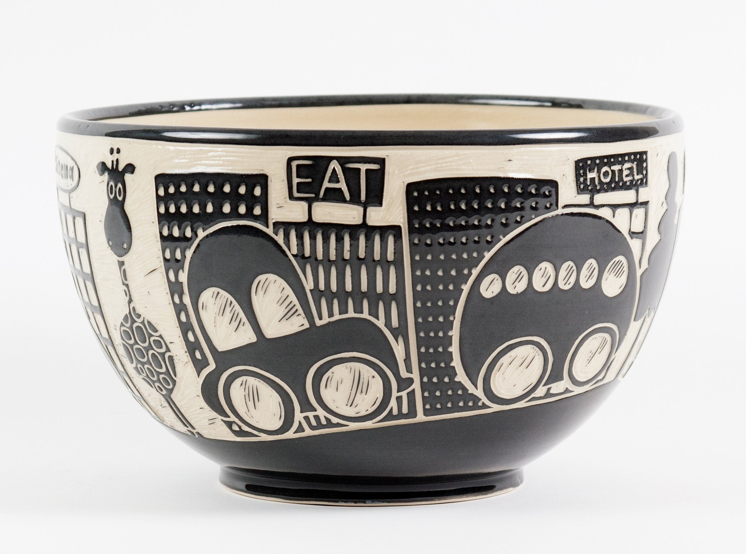 Large Giraffe in the City Bowl
