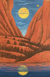 Barley Moon Over the John Day River