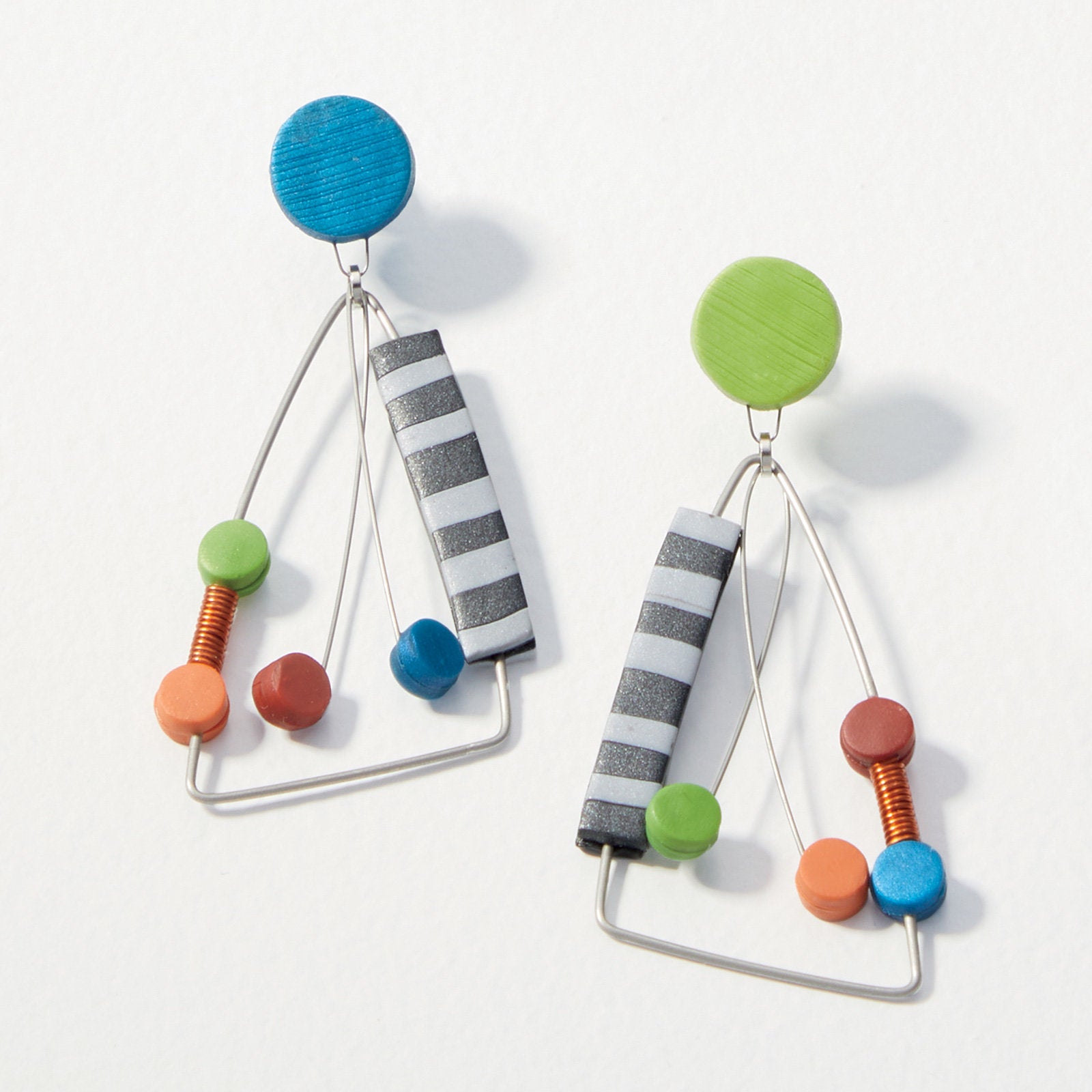 Multi Framed Dangle Earrings