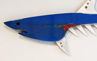 Mako Blue with Blazing Red