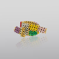 Harlequin Ribbon Ring