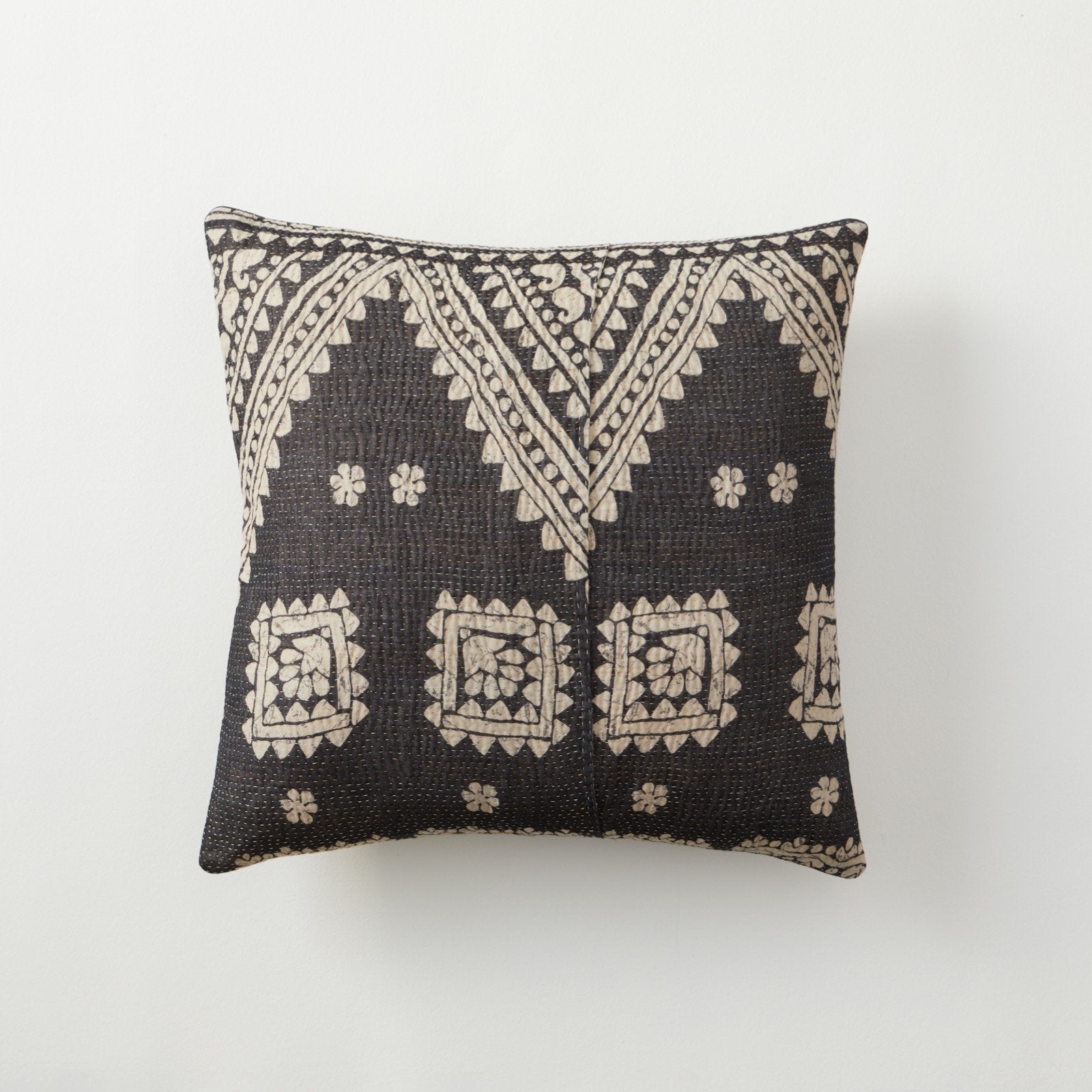 Vintage Printed Cotton kantha Pillow