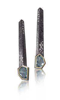 Long Facet Earrings