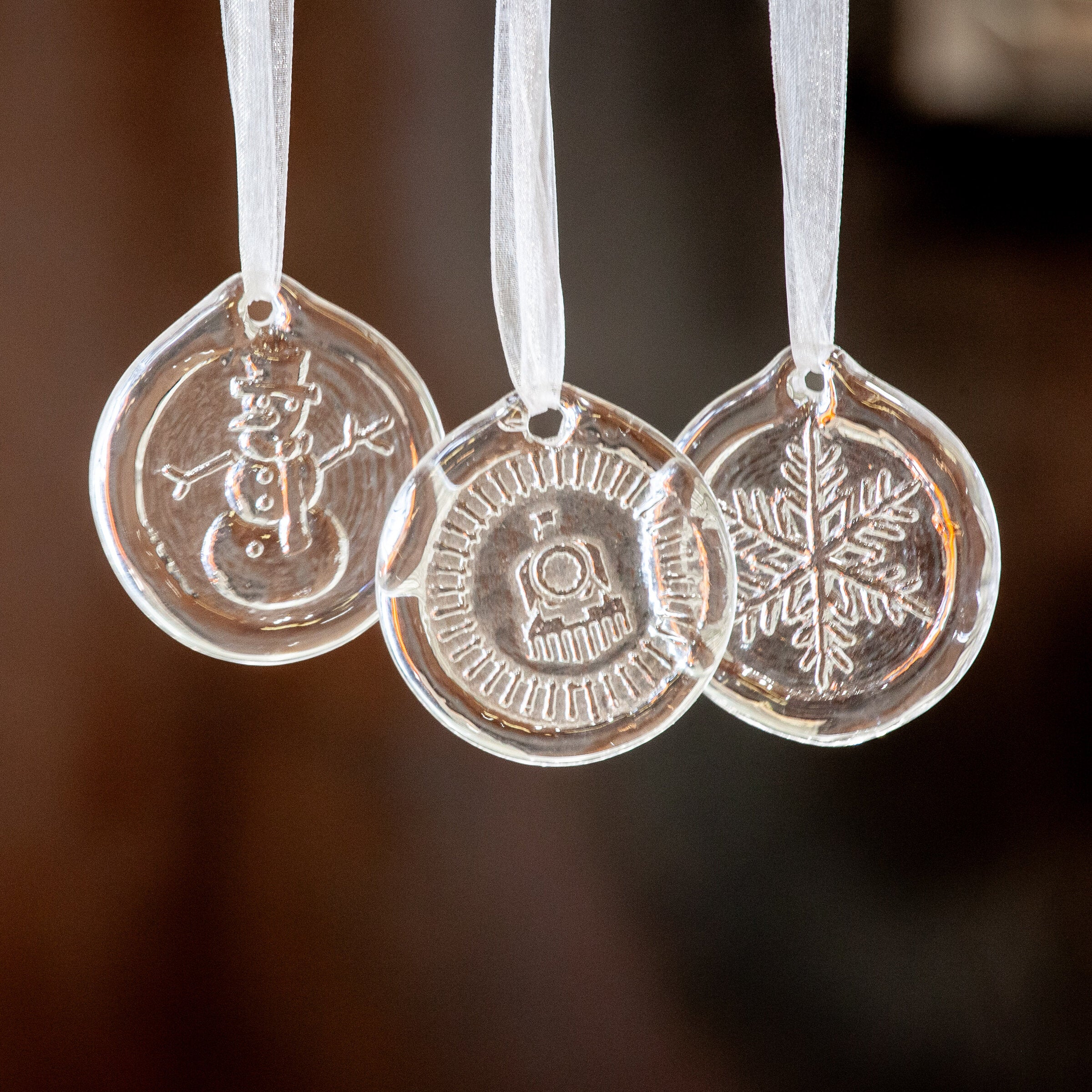 Suncatcher Ornament Trio, Wintertime