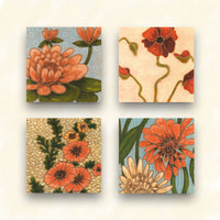 Natasha, Robin, Evelyn, and Blair Wooden Wall Tiles