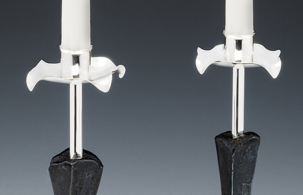 Tall Petal Candlesticks