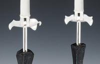 Tall Petal Candlesticks