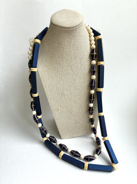 Criss-Cross Bead Necklace