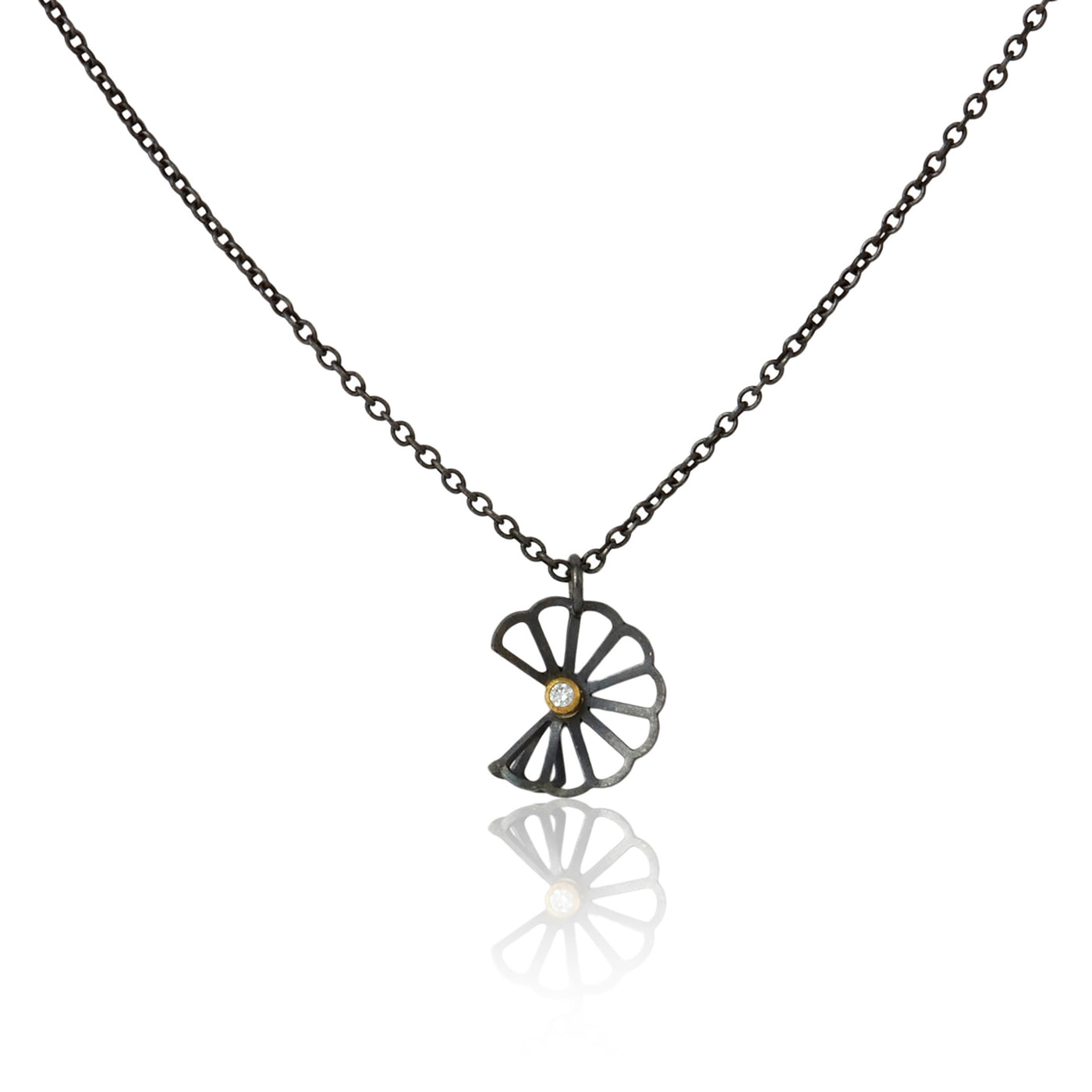 Petite Cloud Fold Pendant
