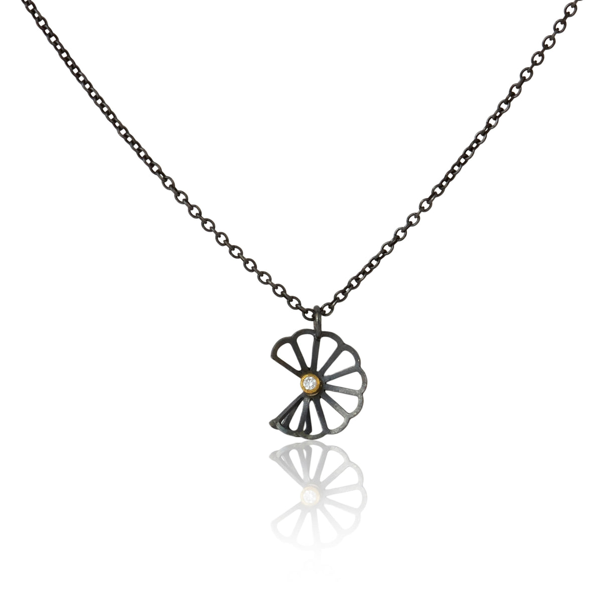 Petite Cloud Fold Pendant