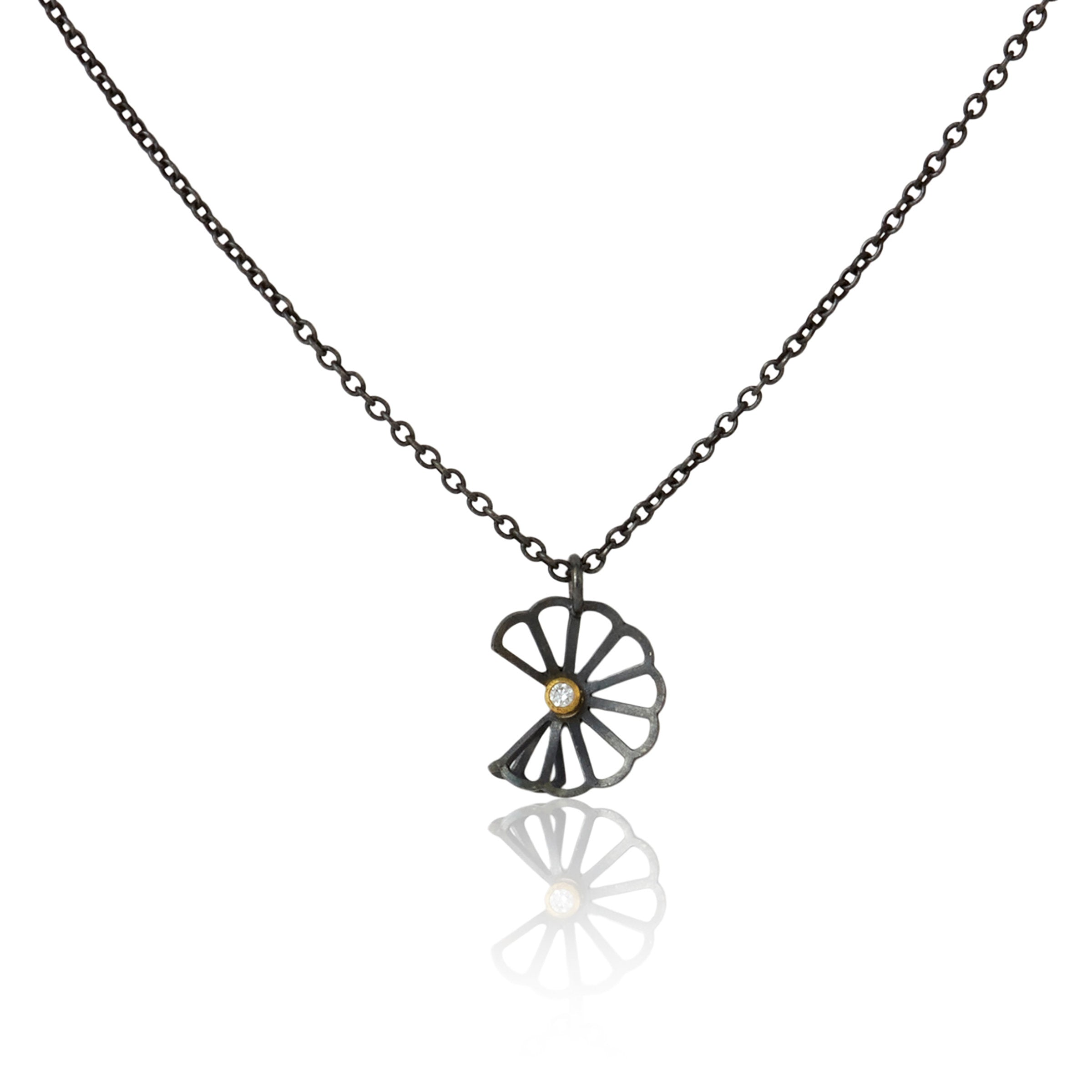 Petite Cloud Fold Pendant